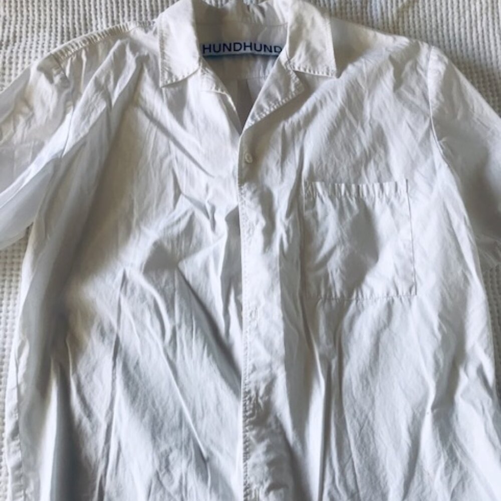 HundHund Cotton Poplin Shirt - Size L